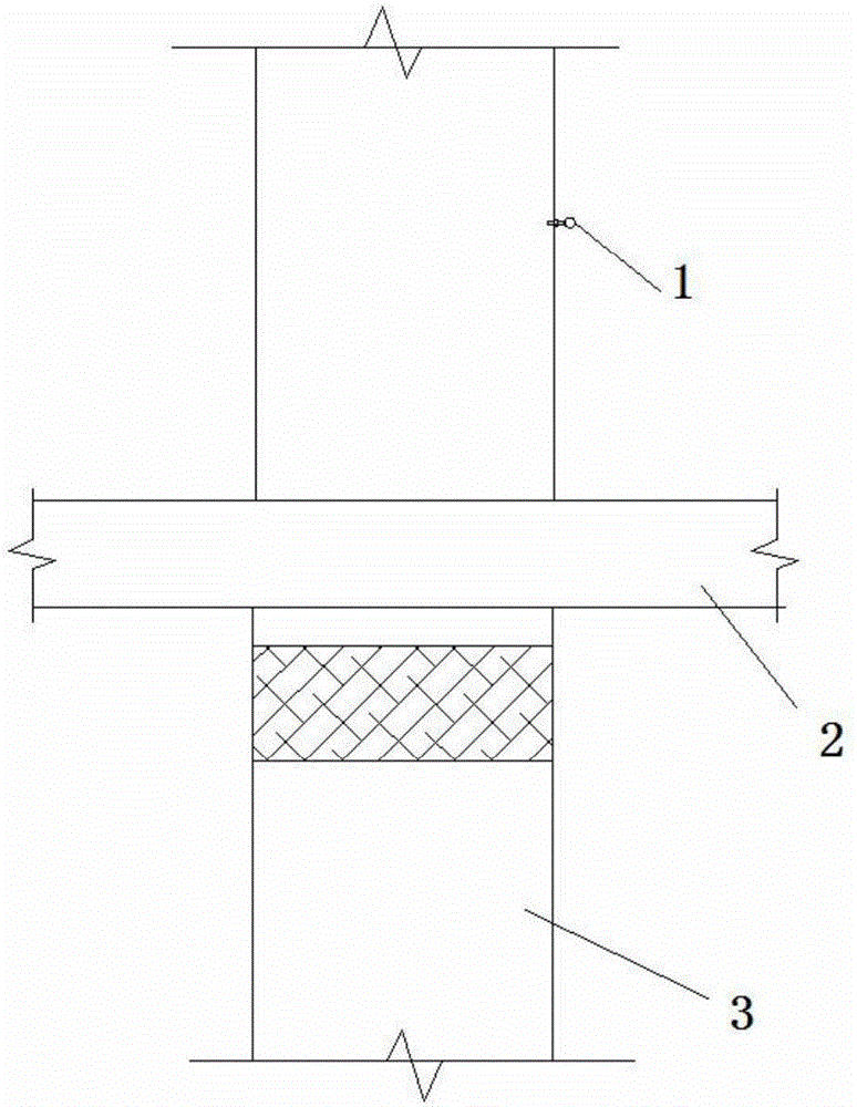 Construction method for partial replacement of concrete column