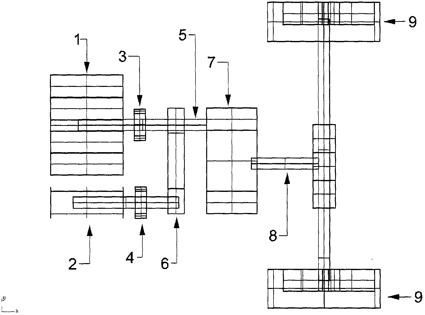 Expanded electric power system of internal combustion engine motor vehicle