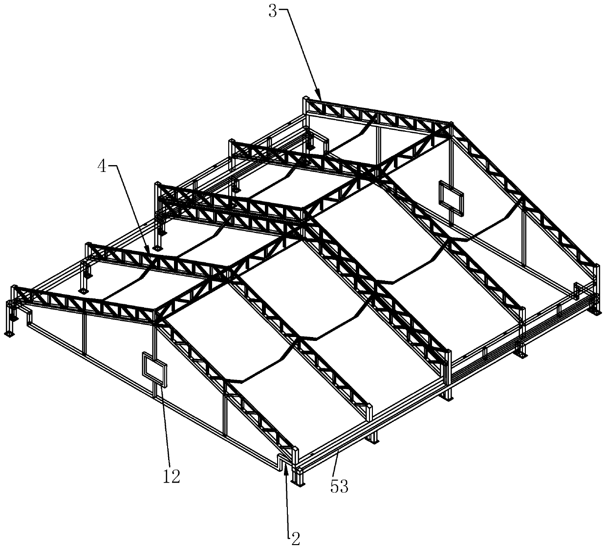 Open-close type sewage tank sealing cover