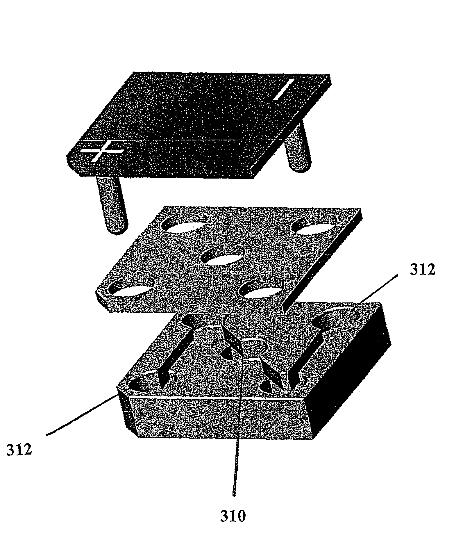 Microstructure apparatus and method for separating differently charged molecules using an applied electric field