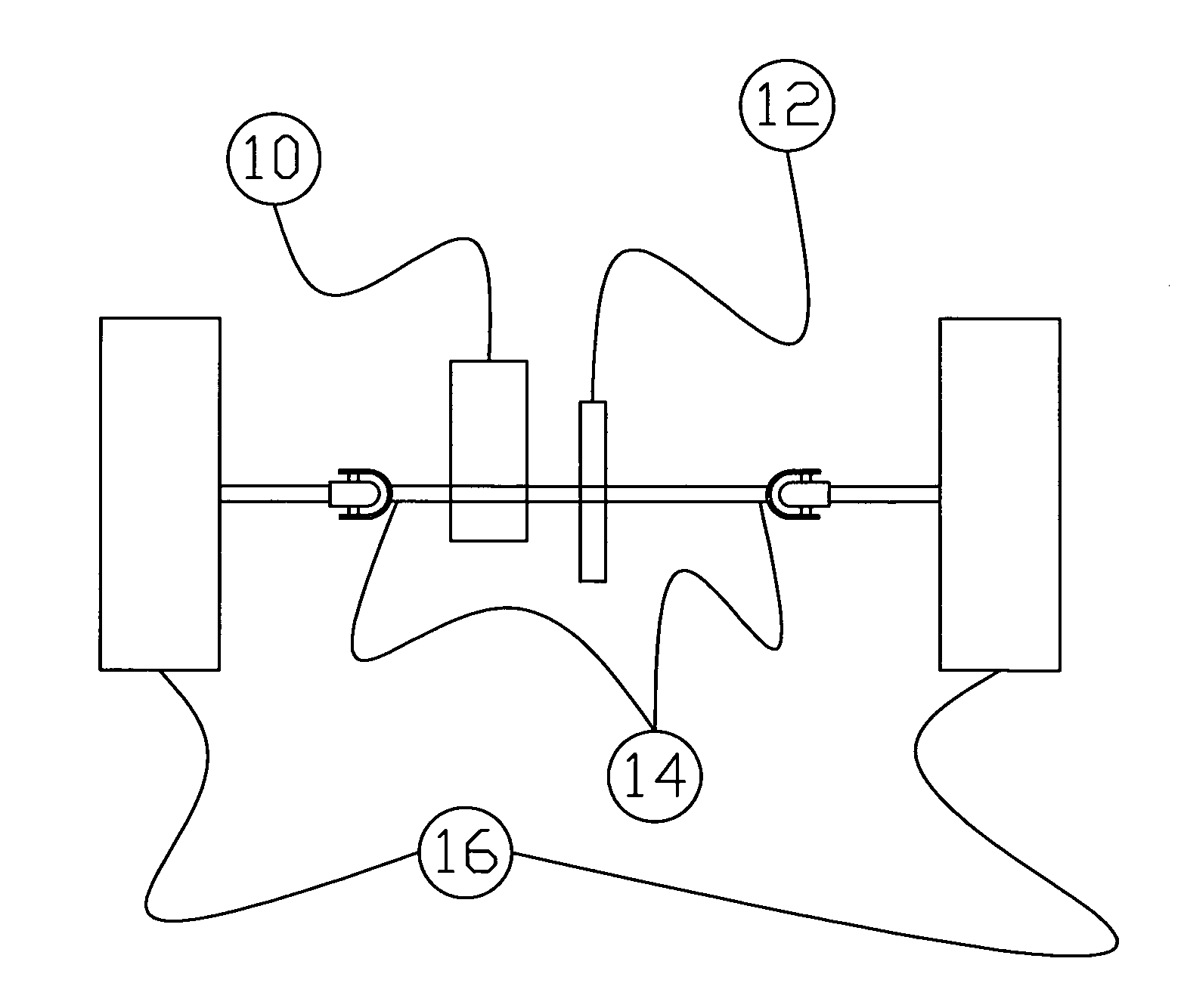 Constant-ratio independent series-parallel hybrid drivetrain for a plug-in electric vehicle