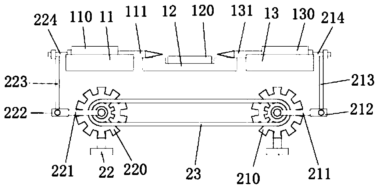 A chip angle correction device for LED packaging