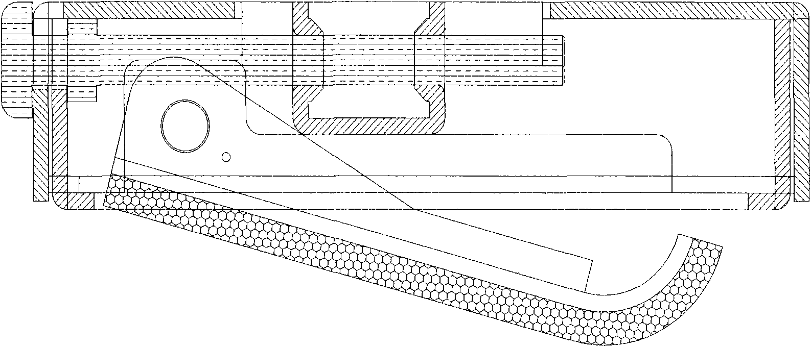 Pressing fixing device for computer expansion card