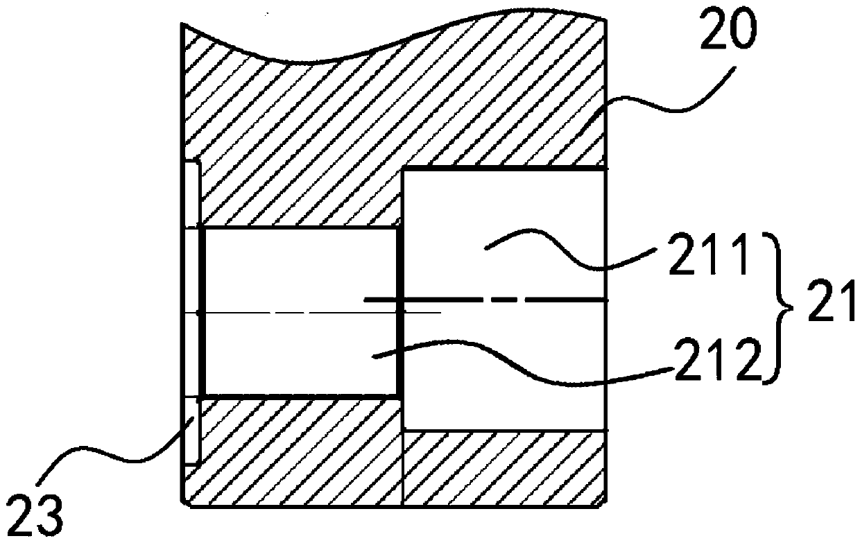 Centering structure and turbine test device with centering structure