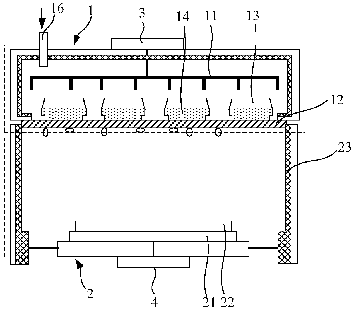 Etching device