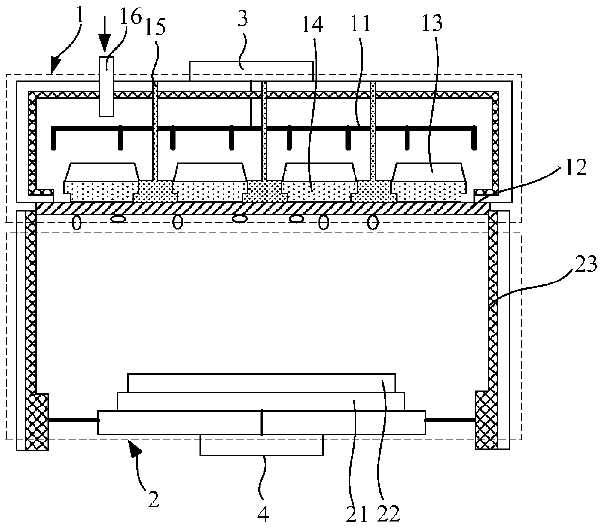 Etching device