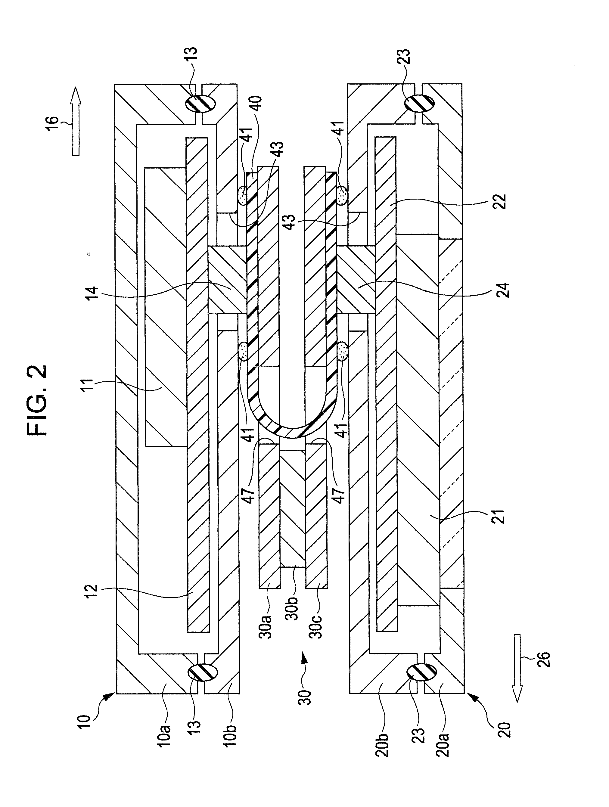 Mobile terminal device and waterproof case structure