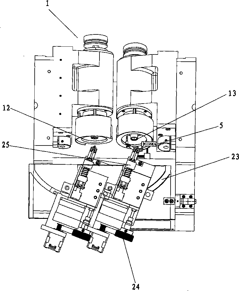 Drill bit grinding device and testing method