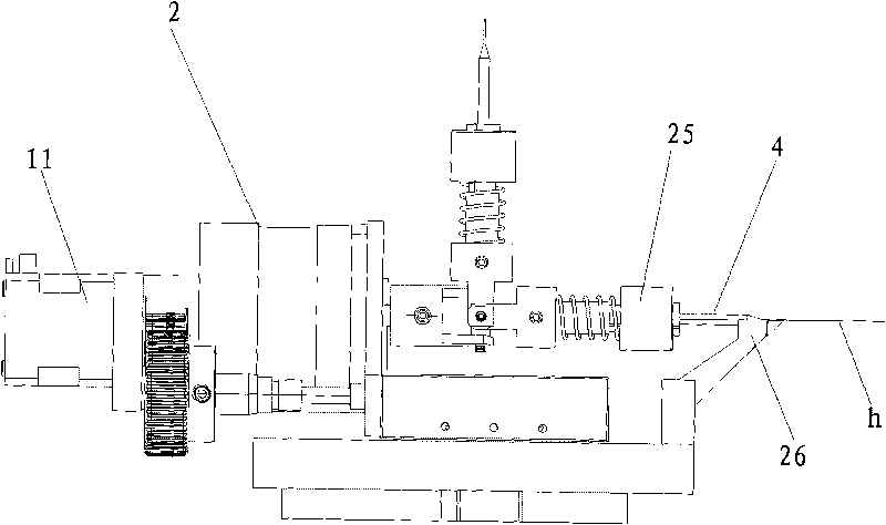 Drill bit grinding device and testing method