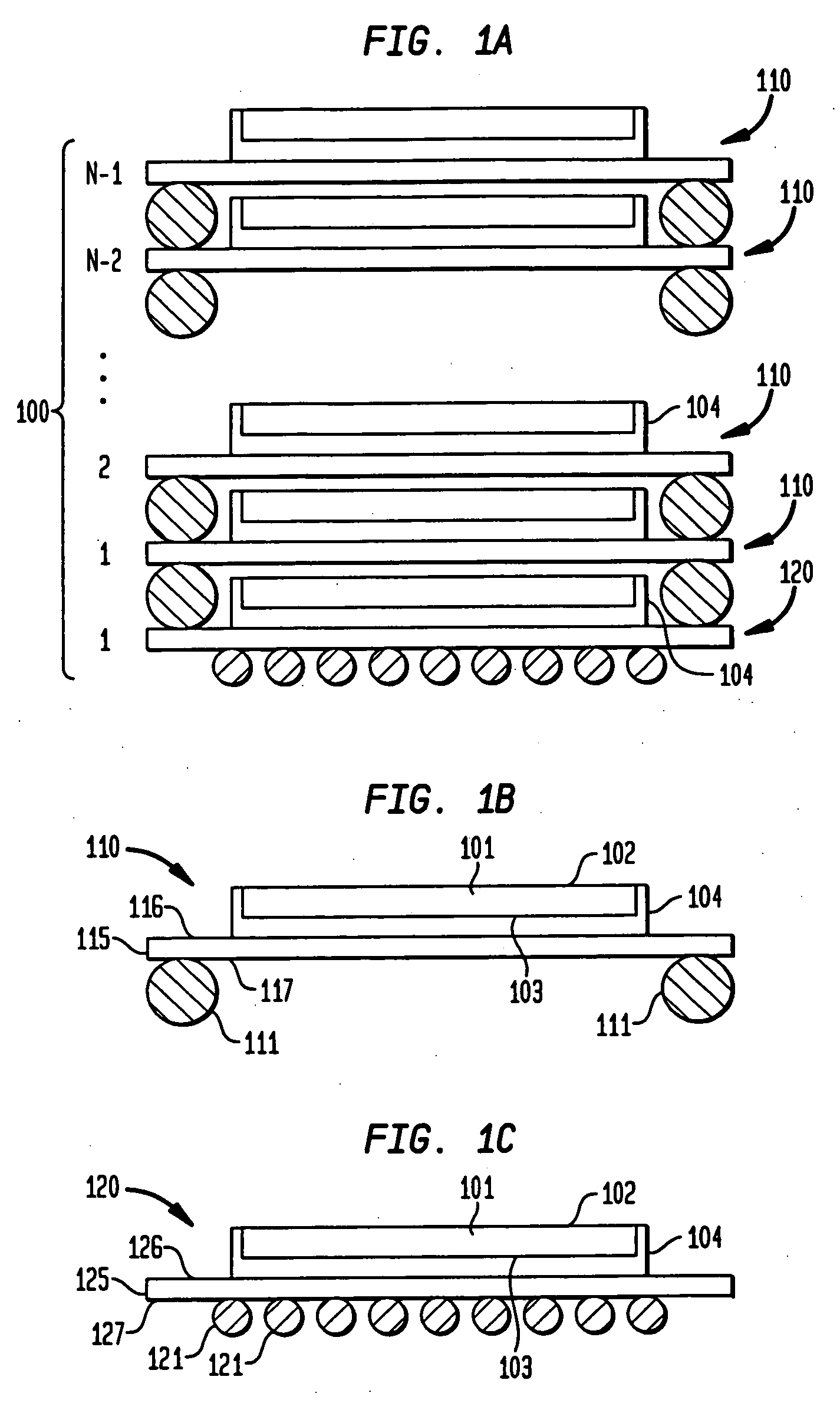 Stacked chip assembly with stiffening layer