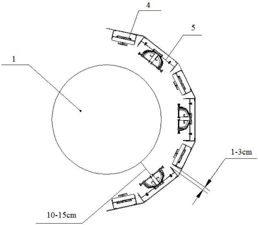 Sectored multi-beam antenna based on artificial dielectric cylindrical lens