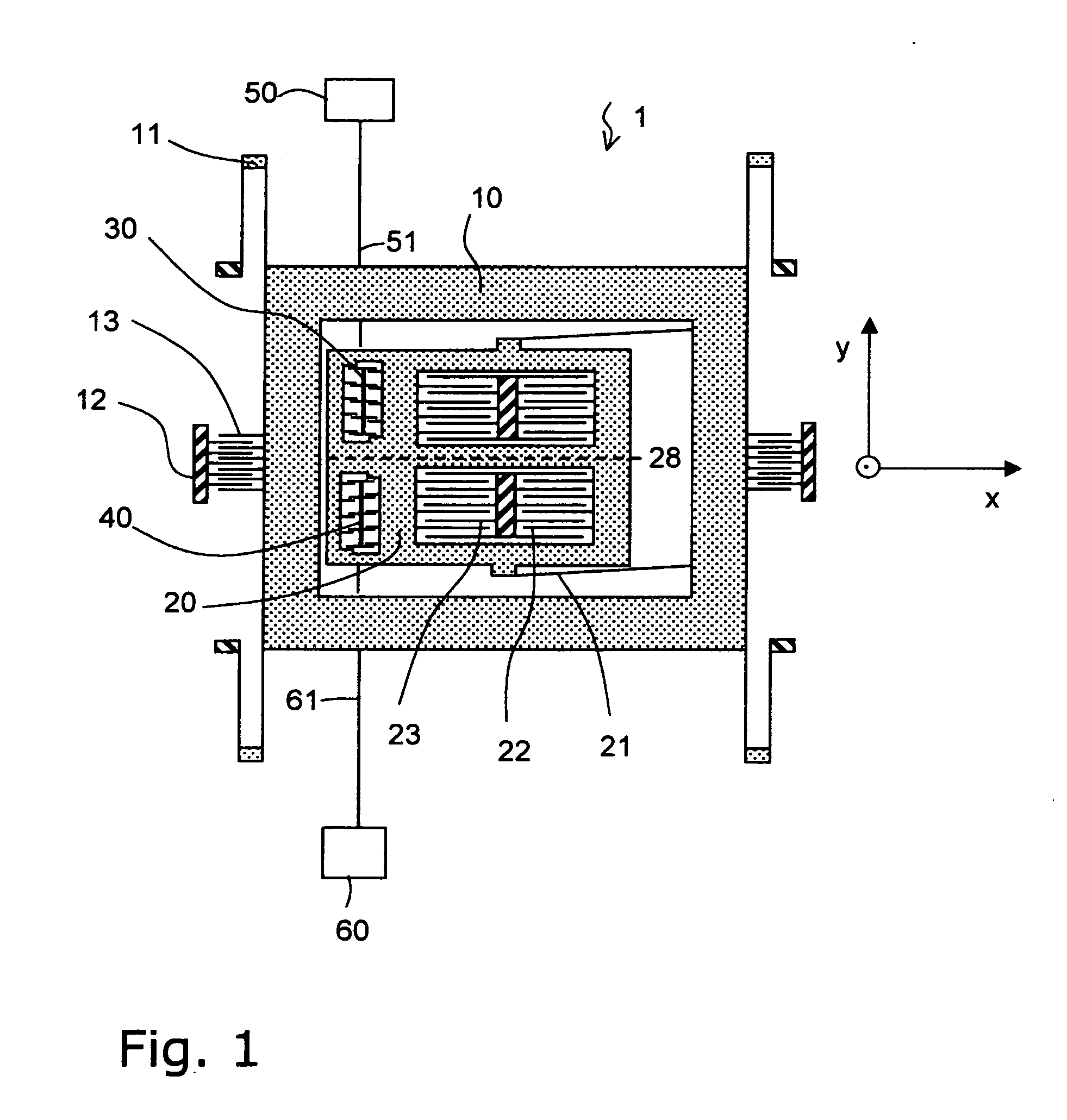 Coriolis gyroscope having correction units and method for reducing the quadrature bias