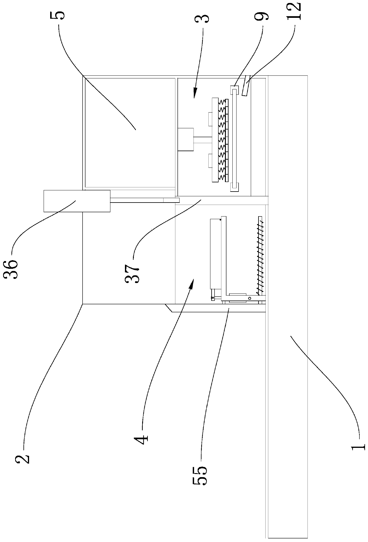 A biomass boiler capable of secondary combustion