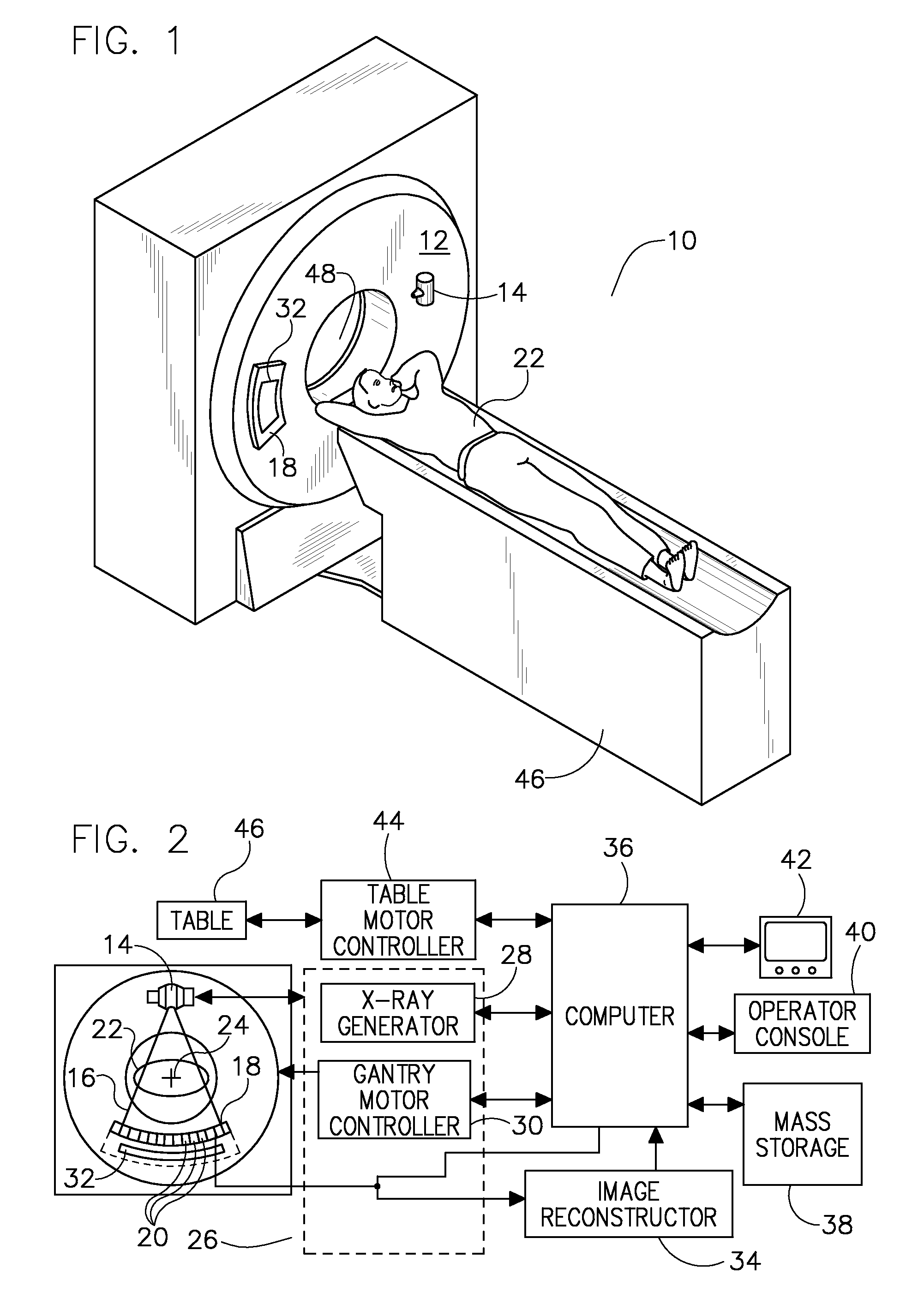 Apparatus for providing shielding in a multispot x-ray source and method of making same