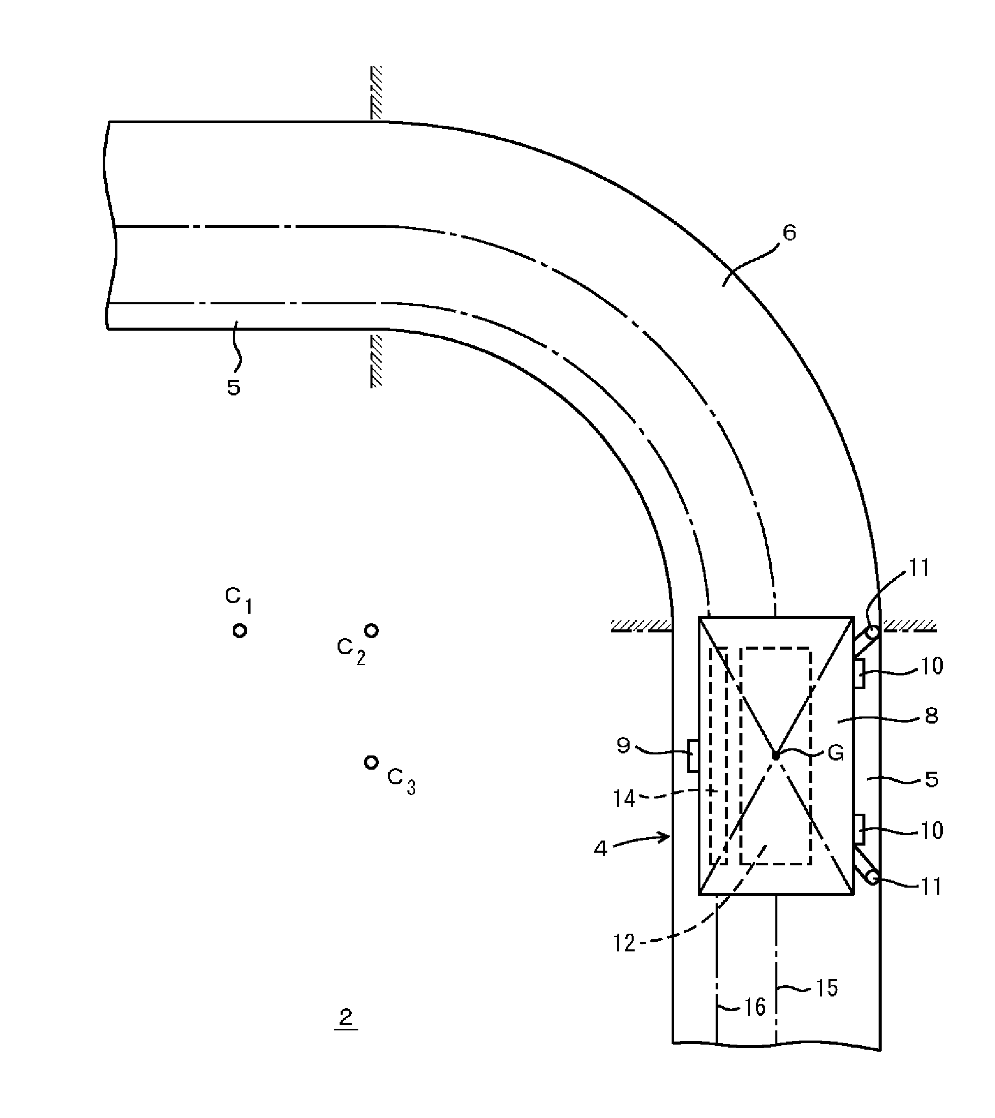 Moving body system and method for controlling travel of moving body