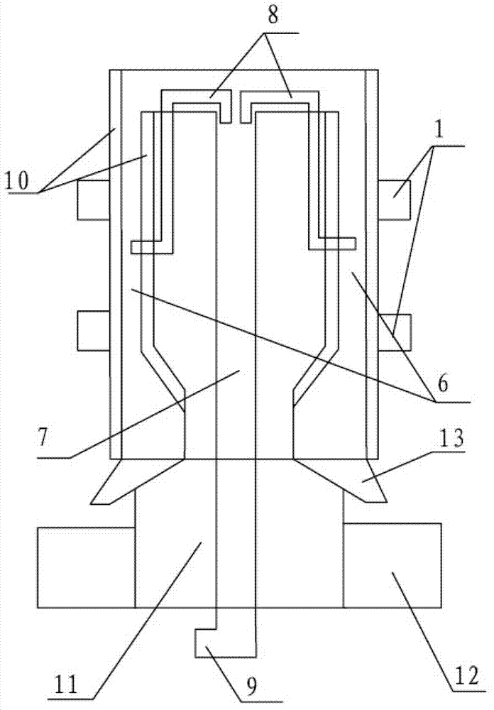 Method for roasting siderite and shaft furnace