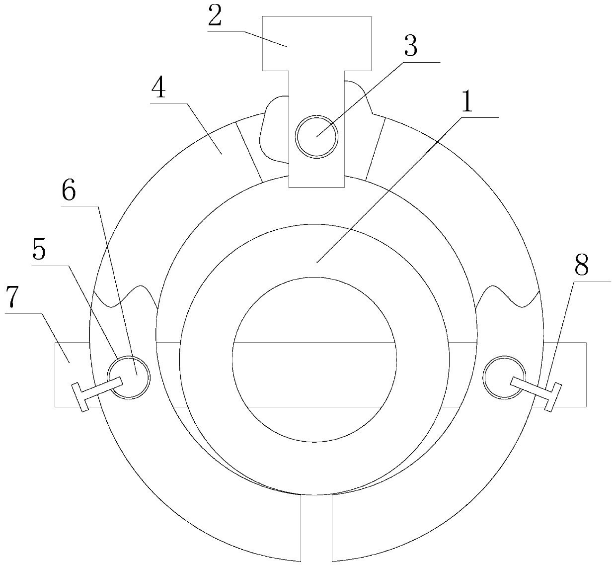 Hoisting and transporting device for aluminum plate coil