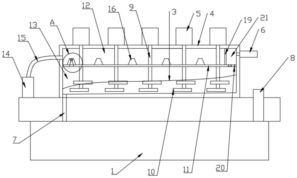 Slurry curing system for phosphate fertilizer production