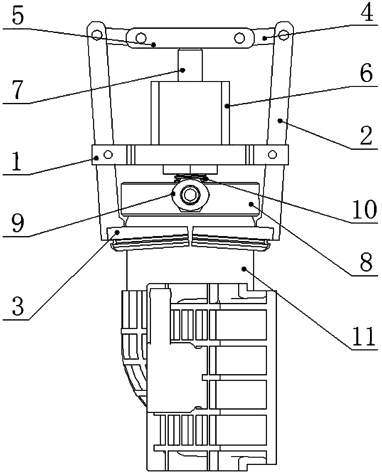 Leak detection device for air chamber port of intercooler