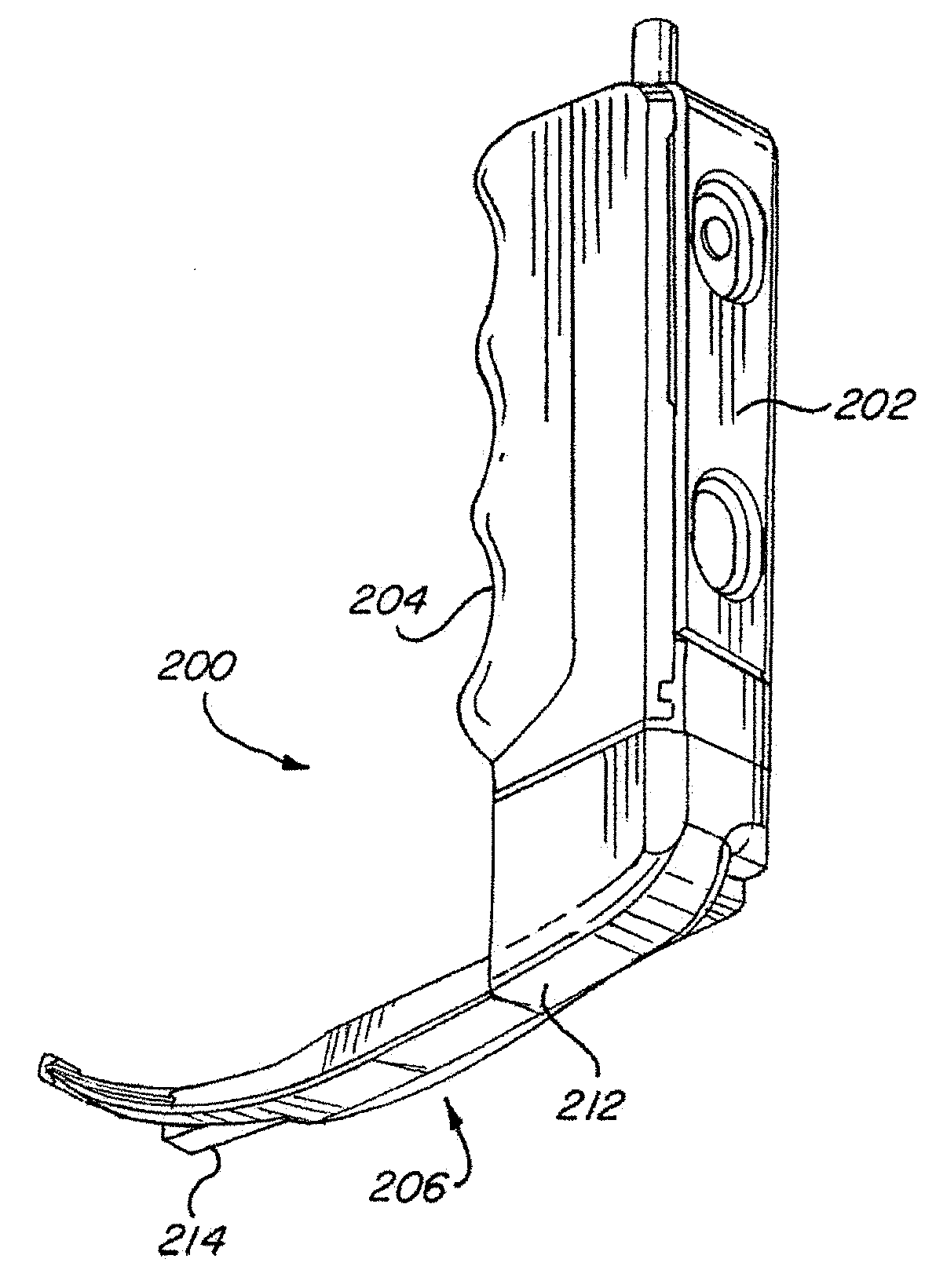 Video blade laryngoscope