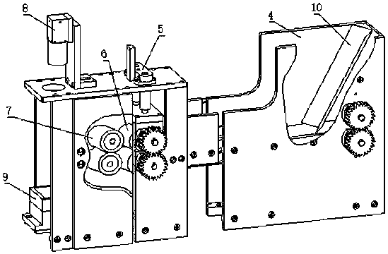 Full-automatic feather punching and shearing forming machine