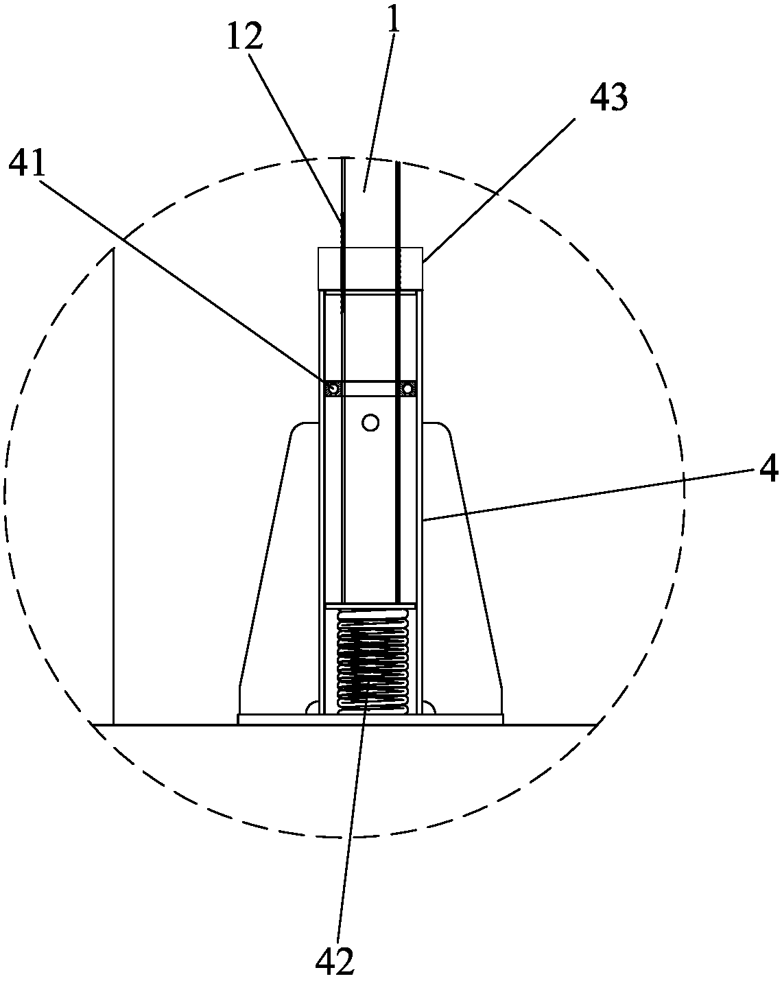 Combined circular rack leg construction platform