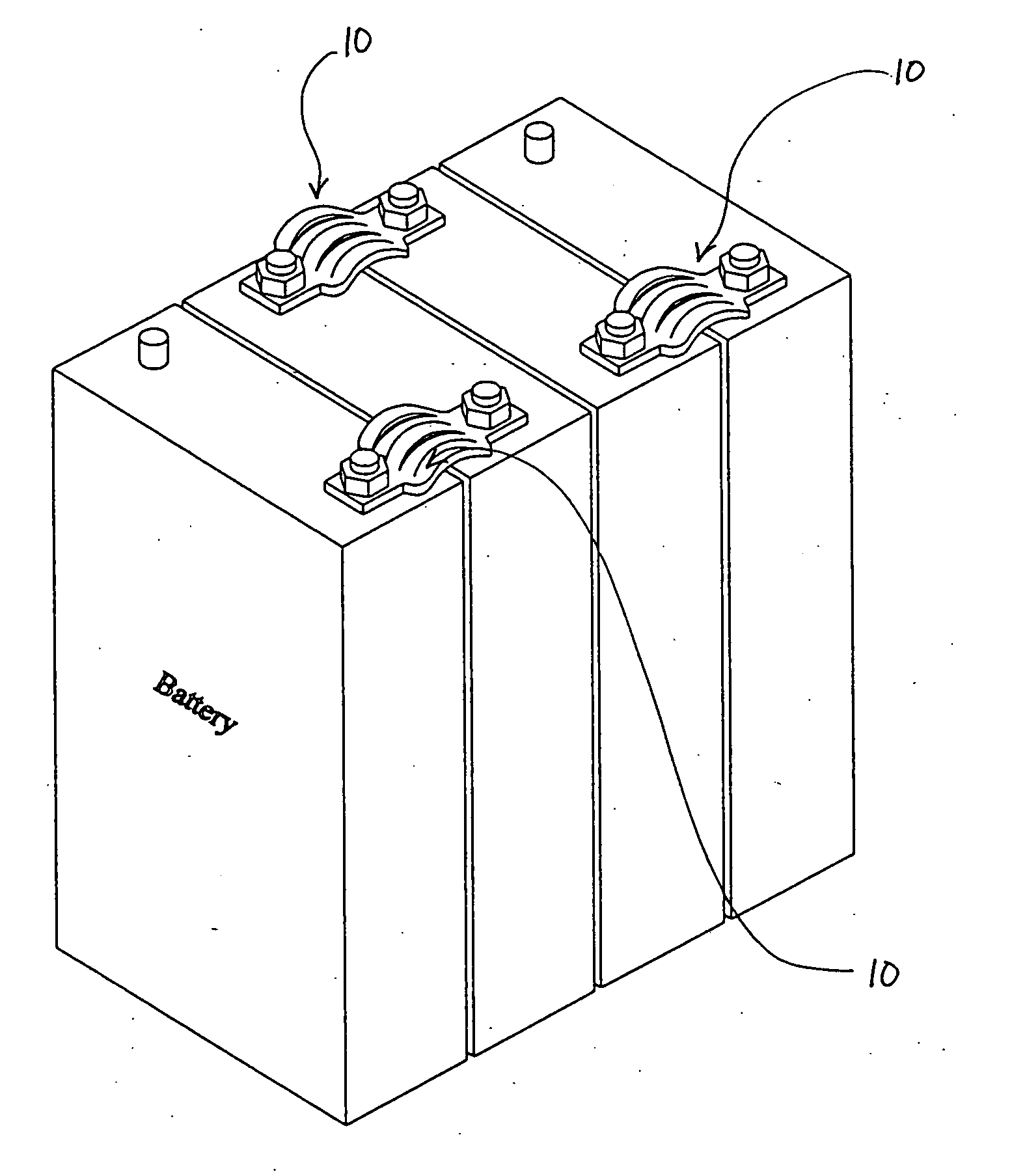 Combined electrical connector and radiator for high current applications