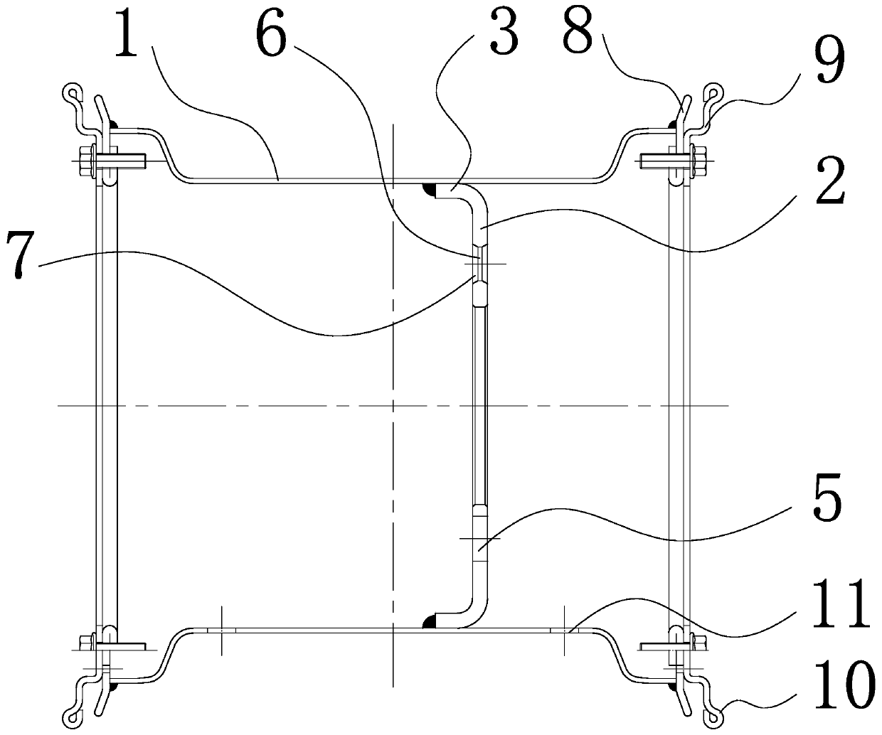 Anti-off type ATV wheel rim and manufacturing method of the rim