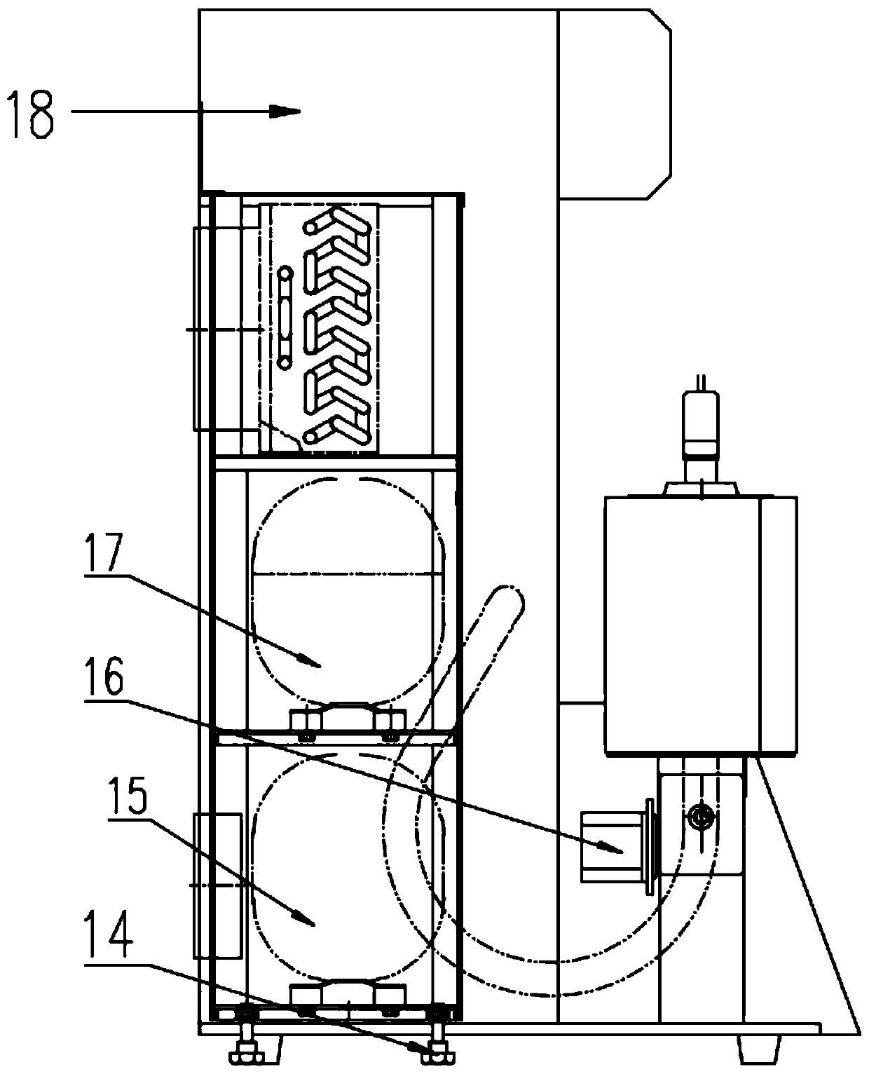 Automatic visual solidifying point determining device