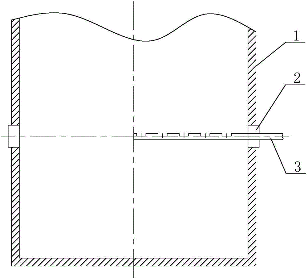 Determination method of material column liquid permeability index in COREX smelter-gasifier