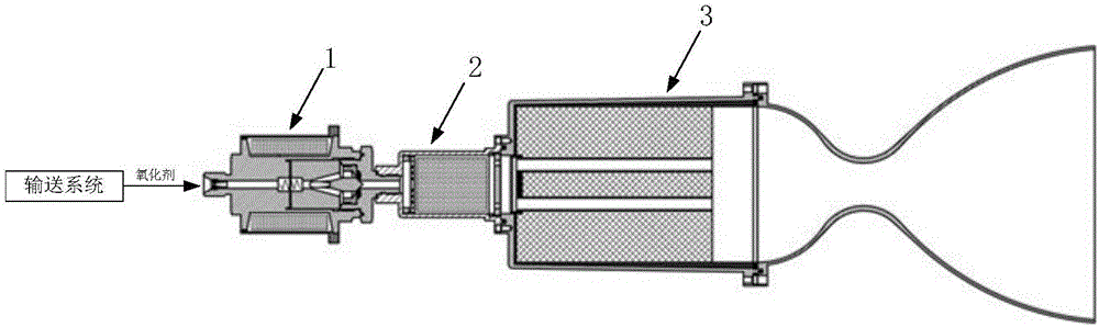 Solid-and-liquid attitude-control rocket engine