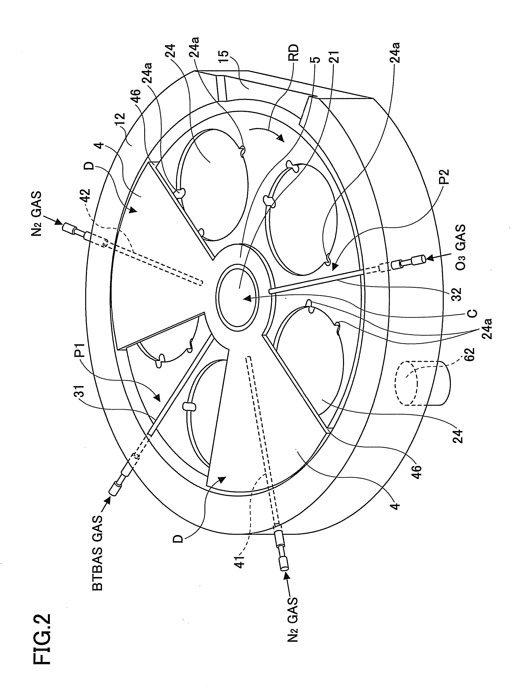 Film deposition apparatus, film deposition method, semiconductor device fabrication apparatus, susceptor for use in the same, and computer readable storage medium