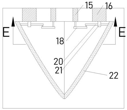 Hole fertilization type quantitative fertilization device