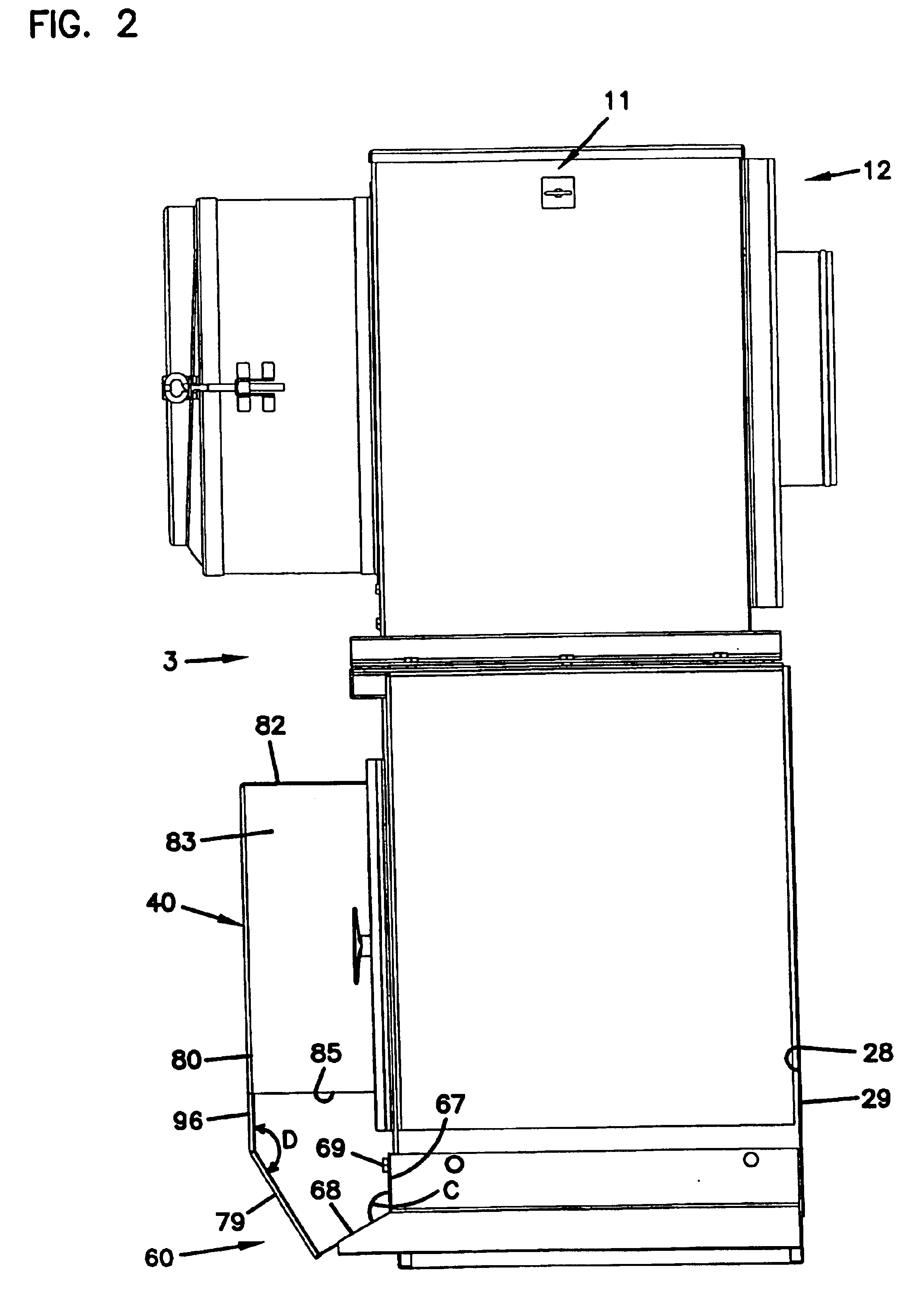 Multistage air cleaner including pulse cleaning system