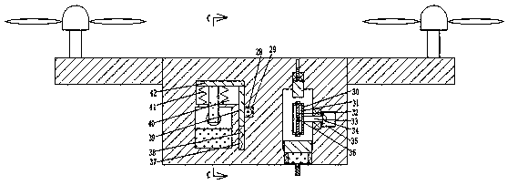 Multi-mode UAV (unmanned aerial vehicle) expelling device