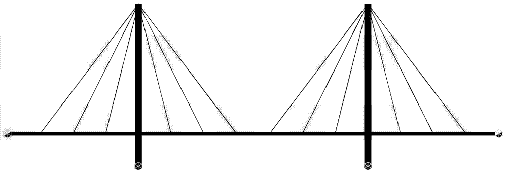 A construction control method for cable-stayed bridges with double cables simultaneously tensioned and under stress-free state