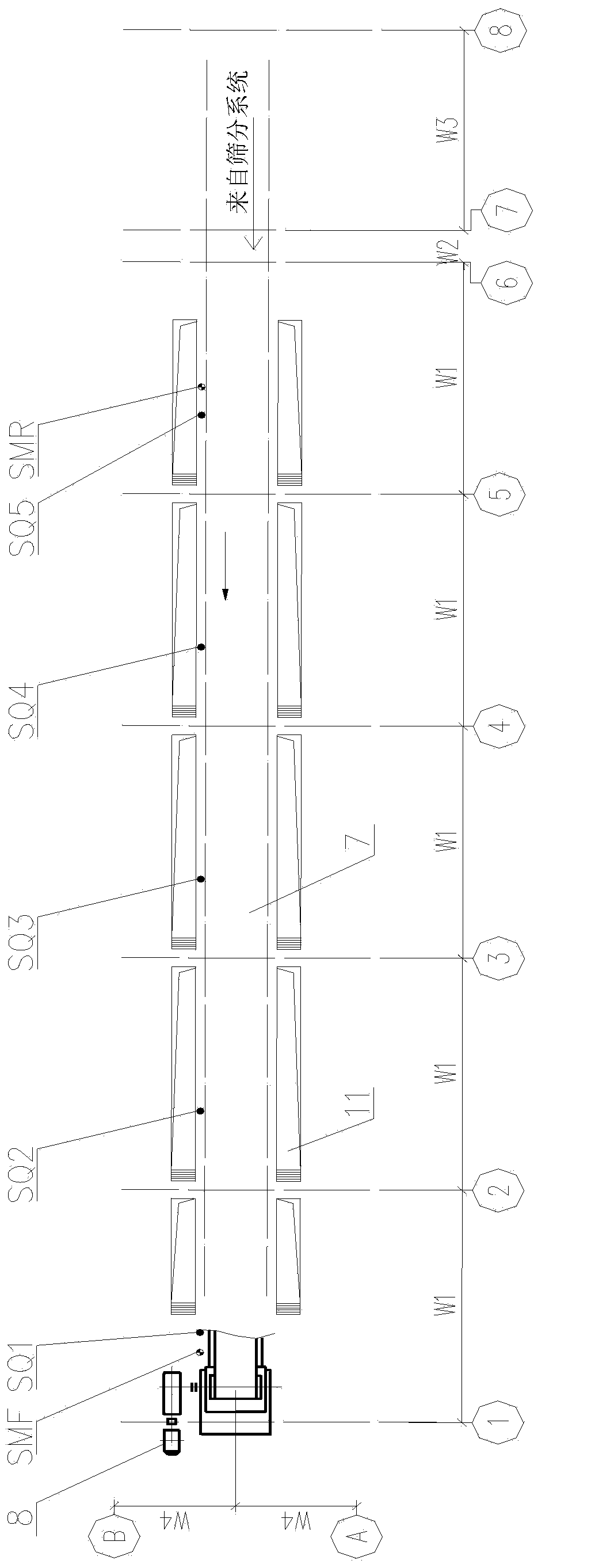 Sintered finished ore unloading system and brake