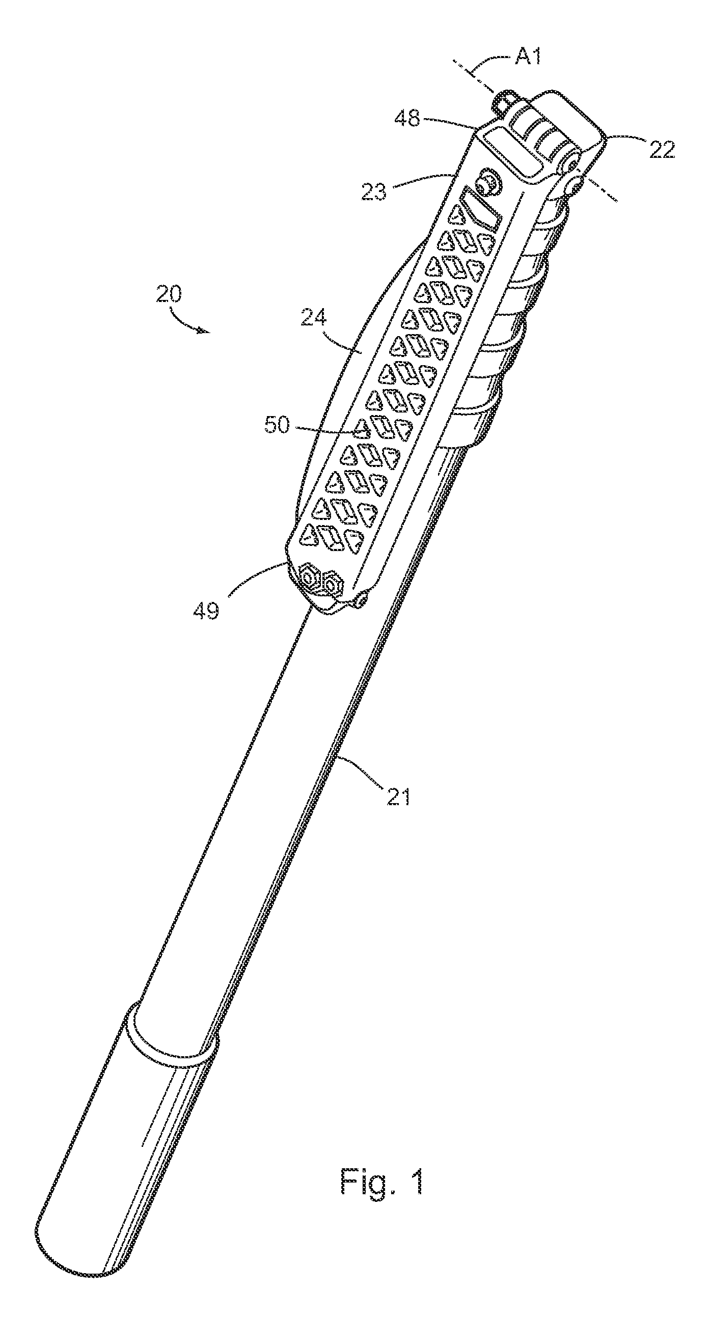 Foldable-storable pole saw