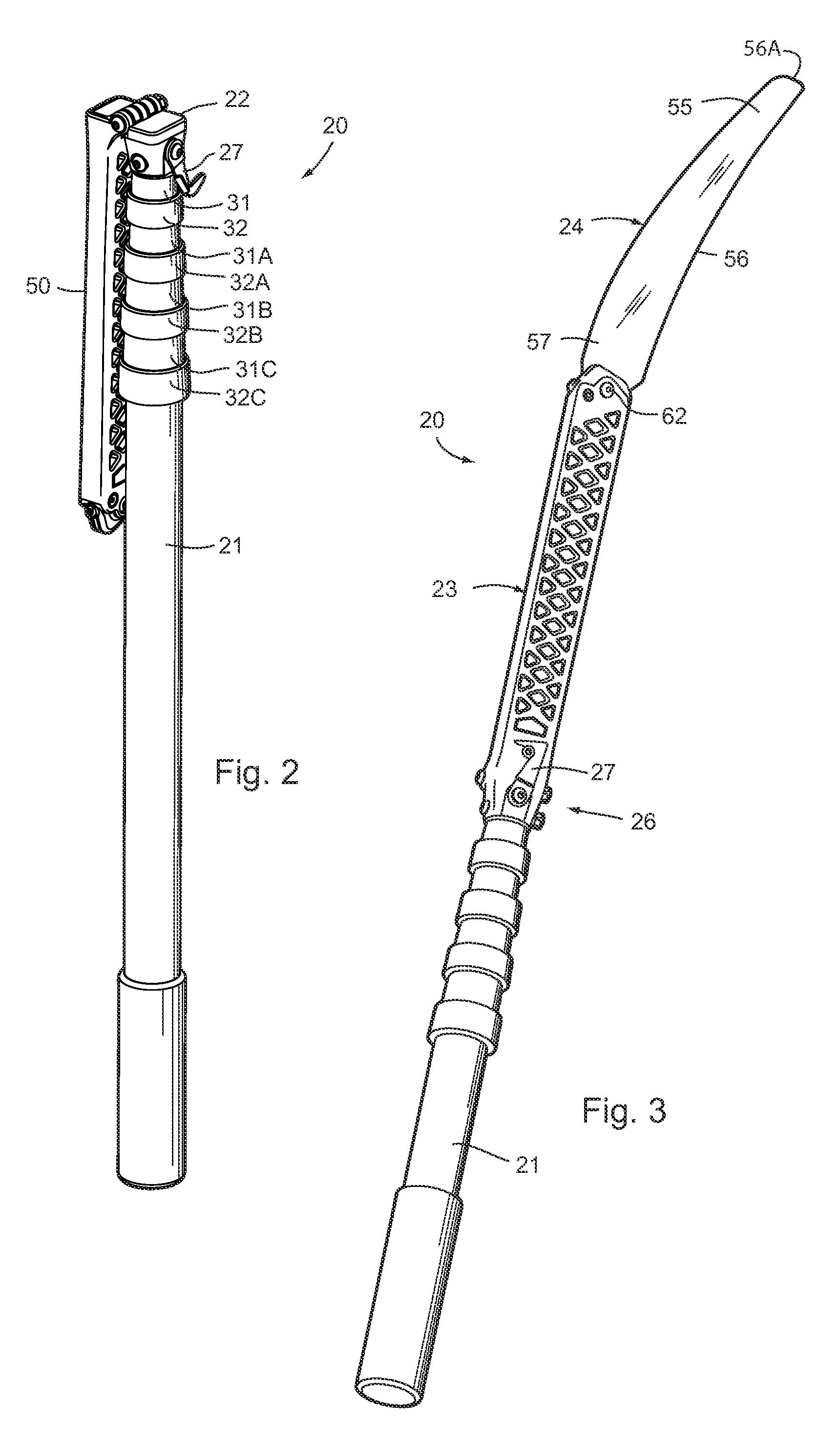 Foldable-storable pole saw