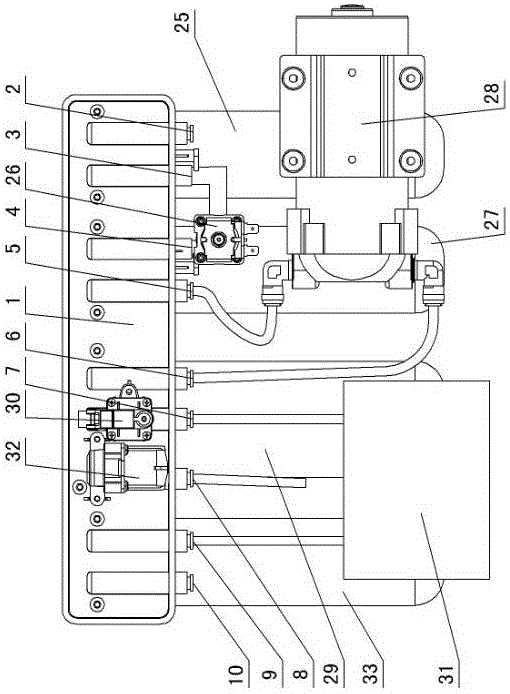 Water purifier purifying system with water way integrated board