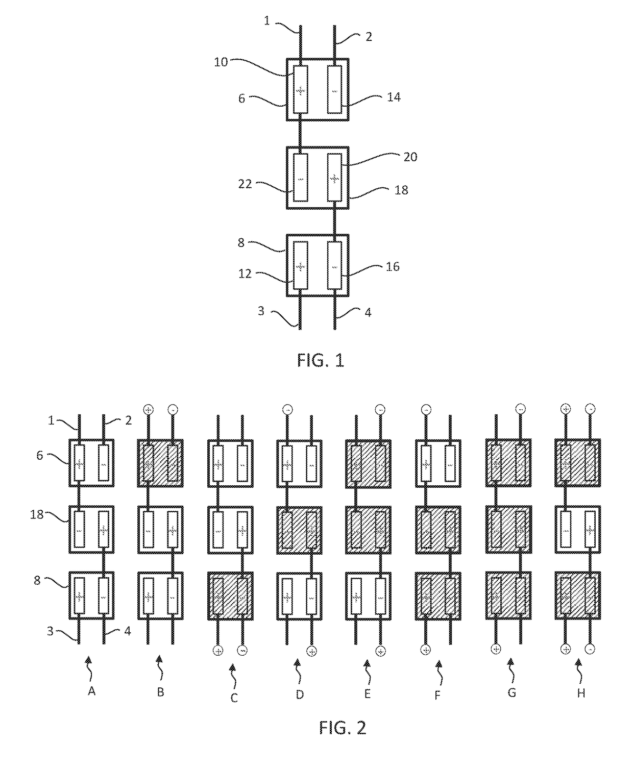 LED device having individually addressable LED modules