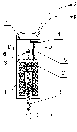 Opening feedback electronic expansion valve and control system thereof