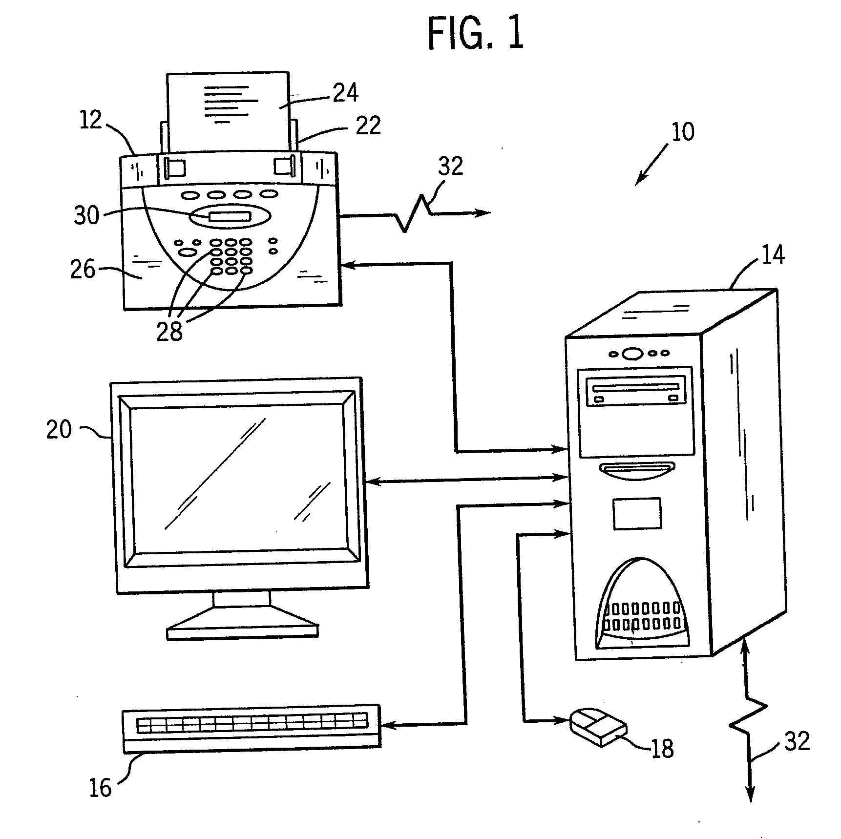 Selective document scanning method and apparatus