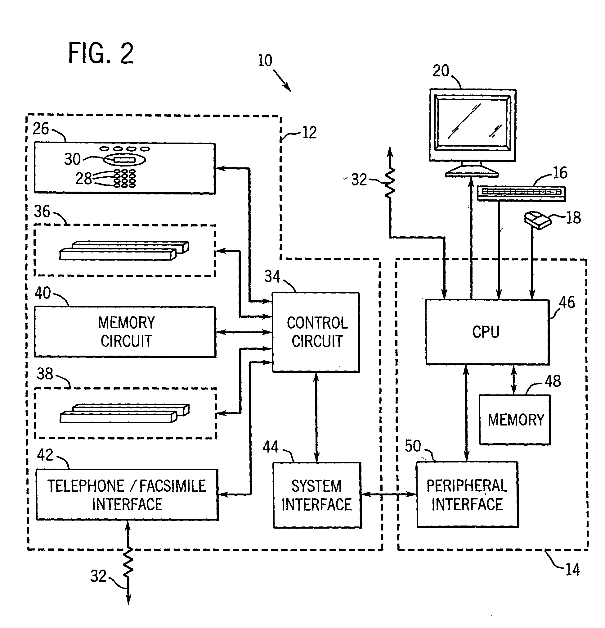 Selective document scanning method and apparatus