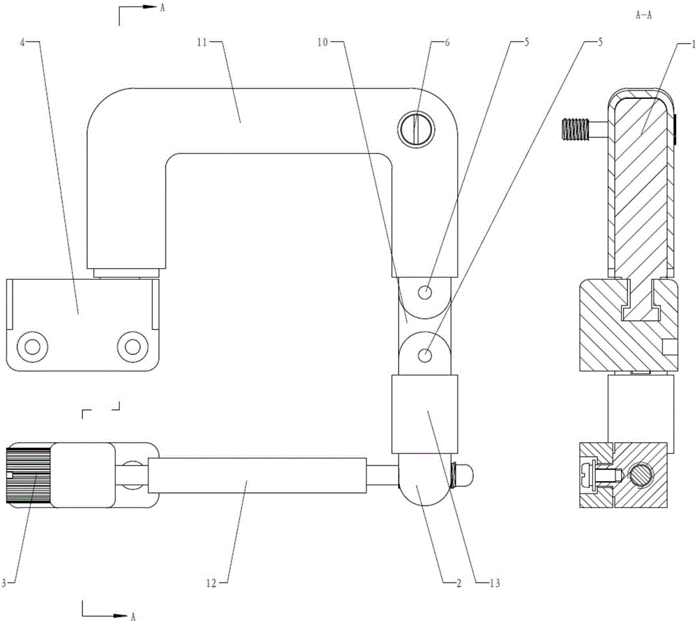 Quick hanging device of electrical equipment on general launching frame