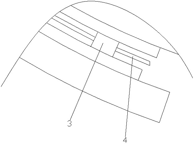 Collision structure and robot of a kind of robot