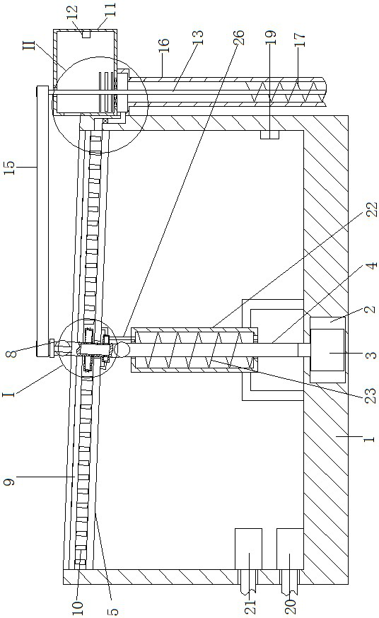 Automatic rainwater recycling device for environmental design