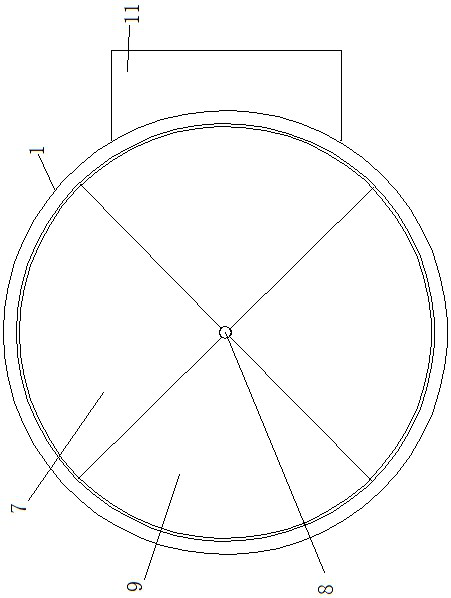 Automatic rainwater recycling device for environmental design