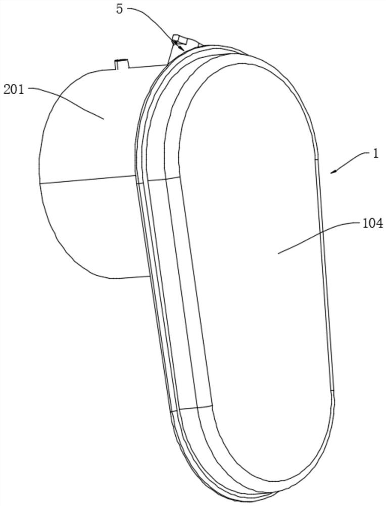 Mixer for U-shaped tail gas after-treatment device and U-shaped tail gas after-treatment device