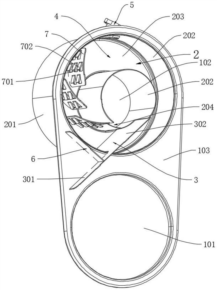 Mixer for U-shaped tail gas after-treatment device and U-shaped tail gas after-treatment device